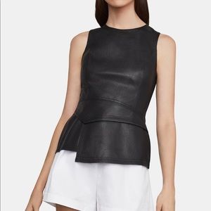 Bcbgmaxazria tori peplum top